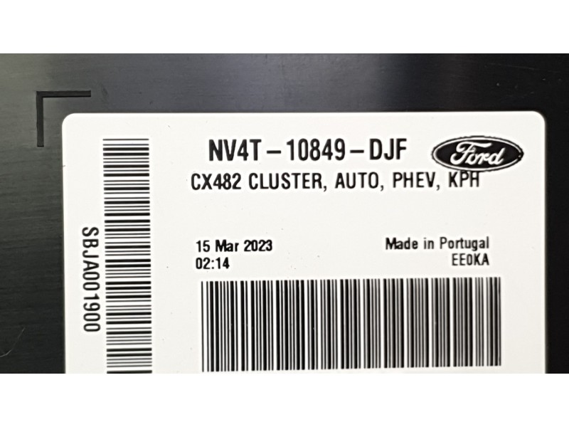Recambio de cuadro instrumentos para ford kuga iii (dfk) 2.5 duratec plug-in-hybrid referencia OEM IAM NV4T10849DJF  