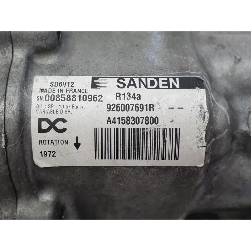 Recambio de compresor aire acondicionado para renault kangoo express (fw0/1_) 1.5 dci 95 (fw16) referencia OEM IAM 926002484R A4