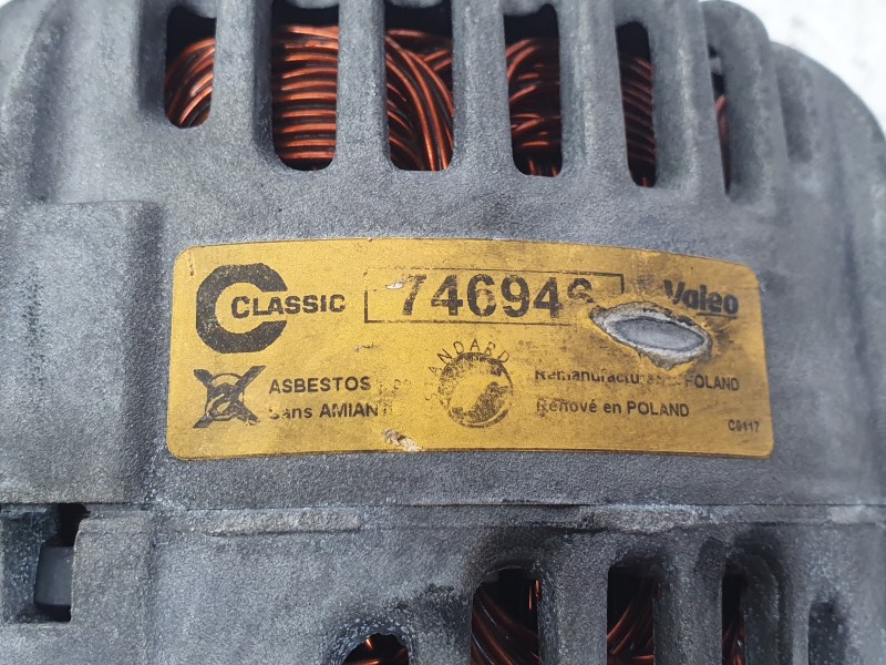 Recambio de alternador para bmw 3 (e90) 320 d referencia OEM IAM 12317802471  ALF140351HQ/ALF140351VL/ROF720185SF