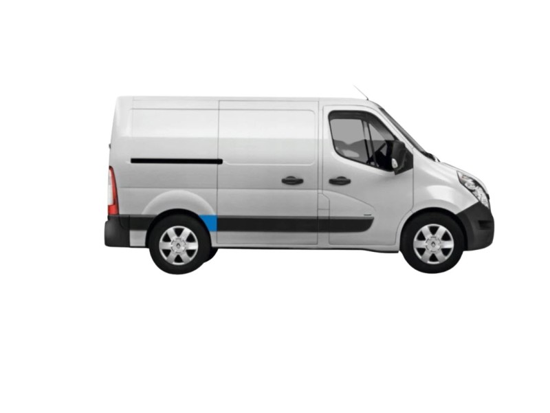 Recambio de moldura para opel movano b kasten/combi referencia OEM IAM 768F30004R  107199288D/2373012/OP9541463/ESCRE148
