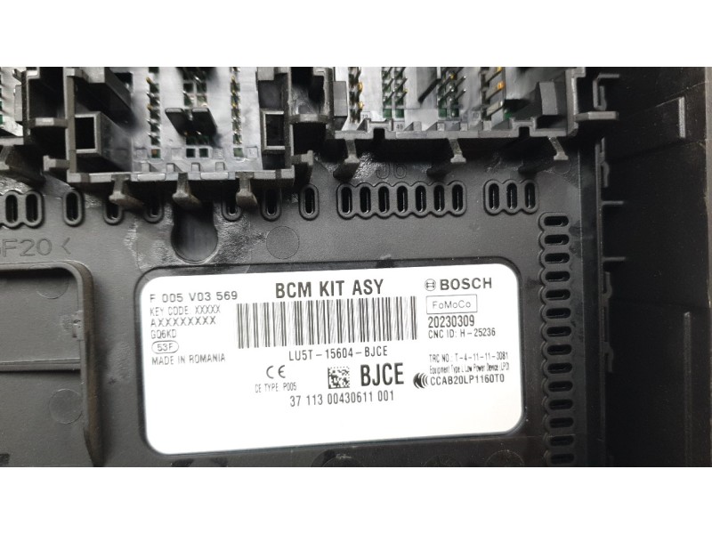 Recambio de caja reles / fusibles para ford kuga iii (dfk) 2.5 duratec plug-in-hybrid referencia OEM IAM LU5T15604BJCE  