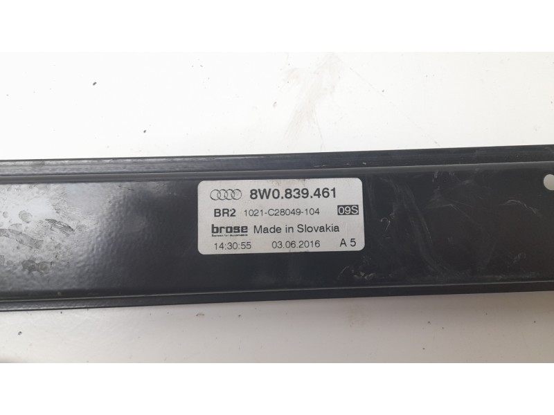 Recambio de elevalunas trasero izquierdo para audi a4 b9 avant (8w5, 8wd) 2.0 tdi referencia OEM IAM 8W0839461 1021C28049104 203