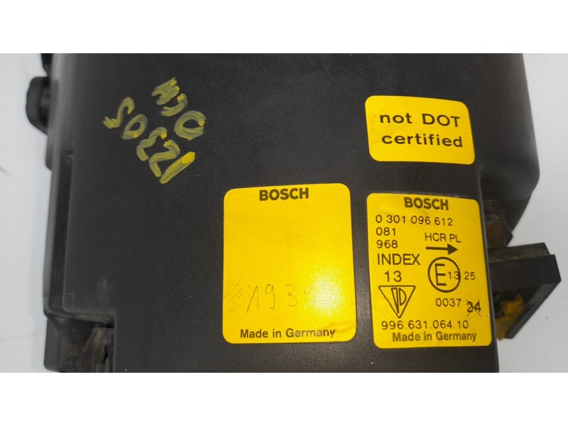 Recambio de faro derecho para porsche 911 descapotable (996) 3.4 carrera 4 referencia OEM IAM 99663106410  