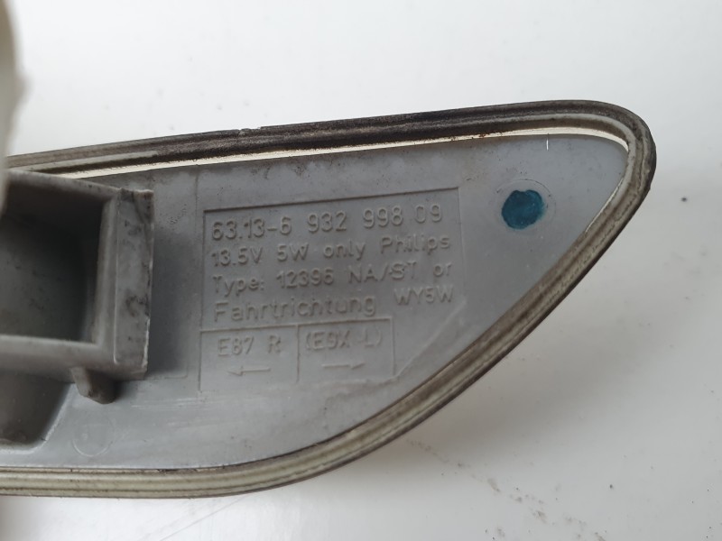 Recambio de piloto lateral izquierdo para bmw 3 (e90) 320 d referencia OEM IAM 63136932998  103F06130310/103F06130311/103F061303