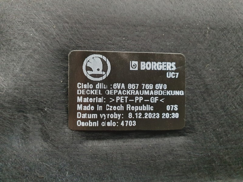 Recambio de bandeja trasera para skoda fabia iv (pj3) 1.0 mpi referencia OEM IAM   