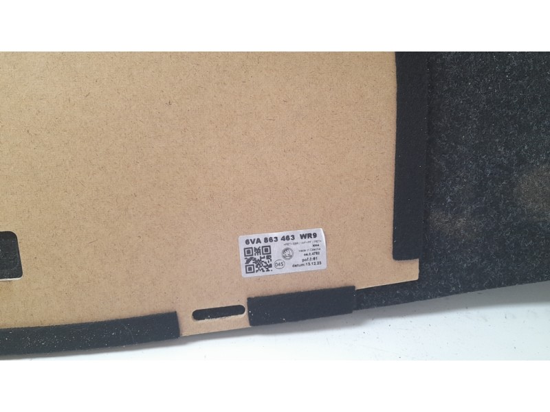 Recambio de tapizado maletero suelo para skoda fabia iv (pj3) 1.0 mpi referencia OEM IAM 6VA863463  