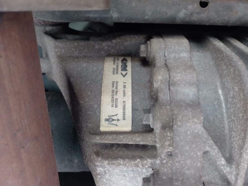 Recambio de diferencial trasero para maserati ghibli iii (m157) 3.0 s q4 referencia OEM IAM   