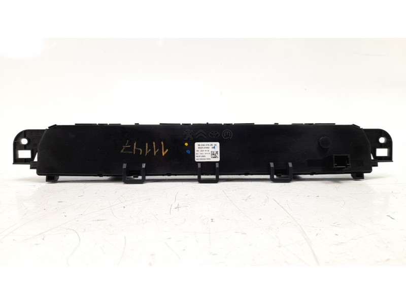 Recambio de mando climatizador para citroen jumpy fugón 1.5 blue-hdi fap referencia OEM IAM 98340416ZD  