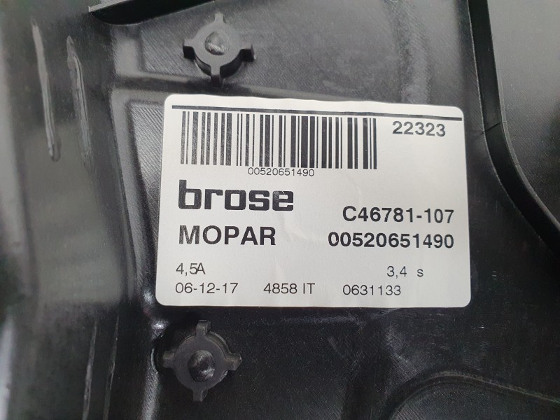 Recambio de elevalunas delantero izquierdo para jeep renegade suv (bu, b1, bv) 1.6 crd referencia OEM IAM 0000071777158  