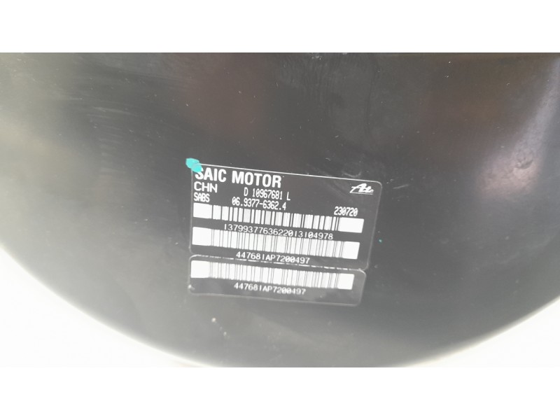 Recambio de servofreno para mg zs suv (azs1) 1.5 vti referencia OEM IAM 10967681 230720 