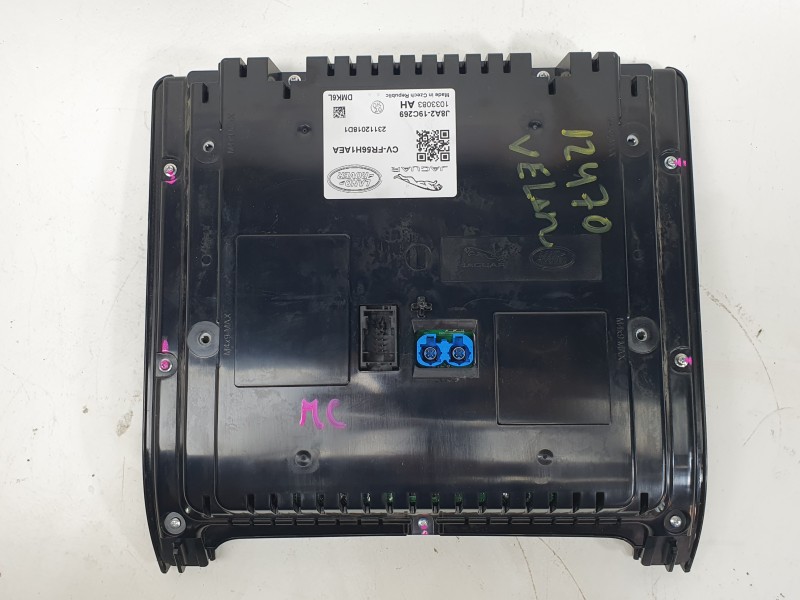 Recambio de mando climatizador para land rover range rover velar (l560) 2.0 p300 si4 4x4 referencia OEM IAM J8A219C269  