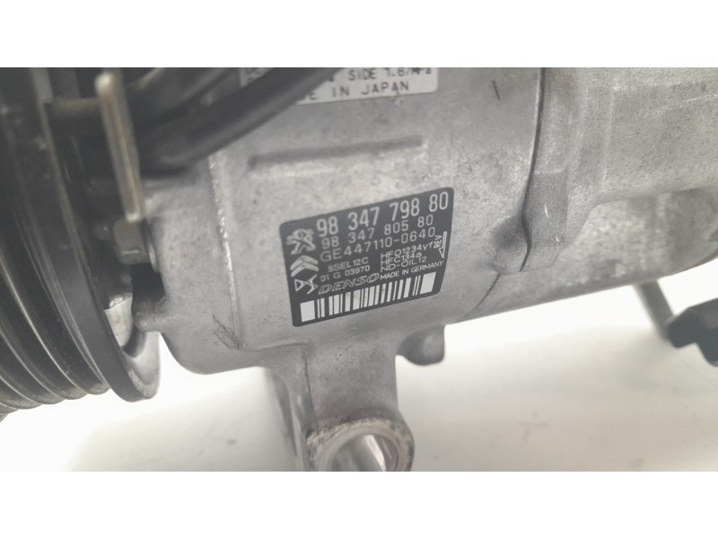 Recambio de compresor aire acondicionado para ds ds 3 / ds 3 crossback (ur_, uc_, uj_) 1.2 puretech 130 referencia OEM IAM 98347