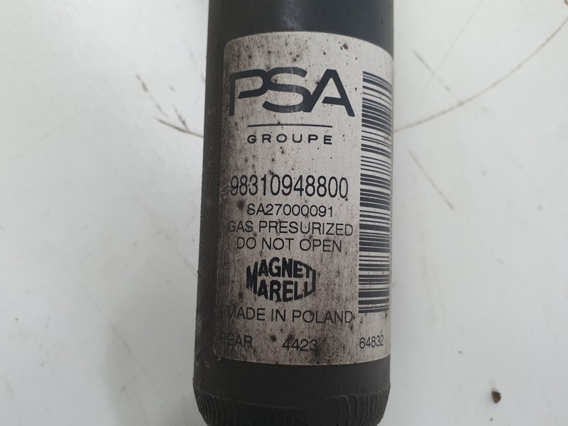 Recambio de amortiguador trasero izquierdo para ds ds 3 / ds 3 crossback (ur_, uc_, uj_) 1.2 puretech 130 referencia OEM IAM 983