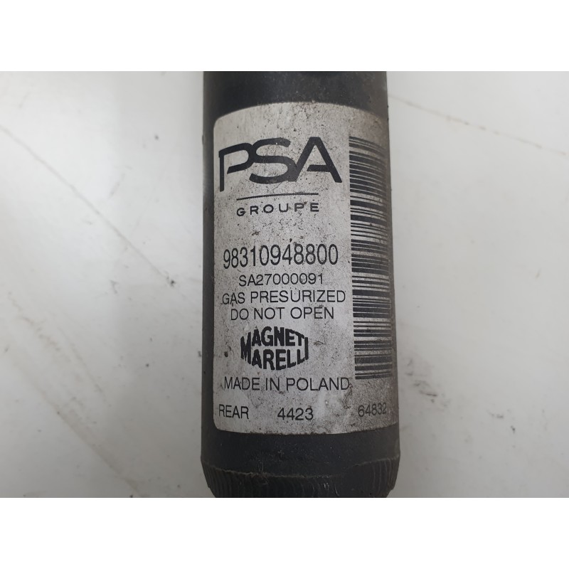 Recambio de amortiguador trasero derecho para ds ds 3 / ds 3 crossback (ur_, uc_, uj_) 1.2 puretech 130 referencia OEM IAM 98310