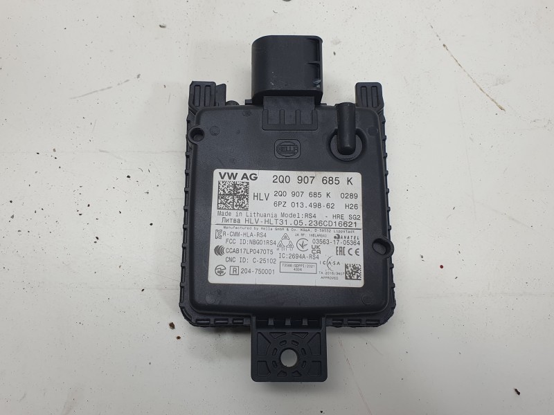 Recambio de modulo electronico para skoda enyaq iv coupé (5ac) 80 sportline referencia OEM IAM 2Q0907685K 2Q0907685K 