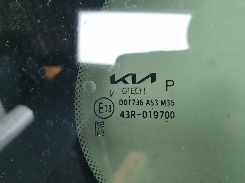 Recambio de luna custodia trasera derecha para kia ev9 100 gt-line awd referencia OEM IAM  87820DO300 