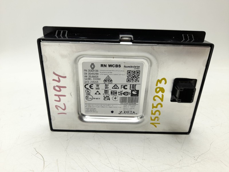 Recambio de modulo electronico para renault captur e-tech hybrid referencia OEM IAM 283429135R  