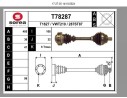TRANSMISION DELANTERA IZQUIERDA 3AB407271 3AB407271 T78287 V1290