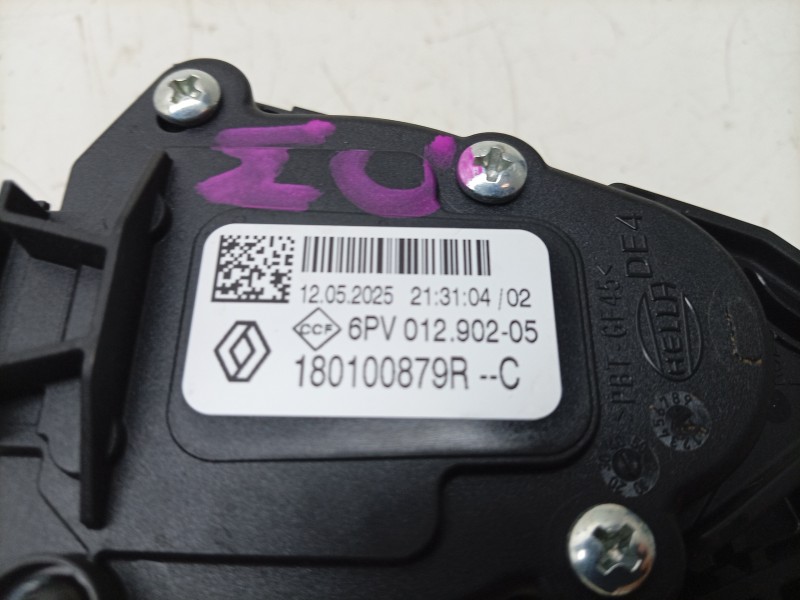 Recambio de potenciometro pedal para renault captur e-tech hybrid referencia OEM IAM  180100879R 