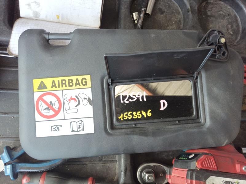 Recambio de parasol derecho para nissan juke (f16_) 1.6 hybrid referencia OEM IAM 964006PA1B  