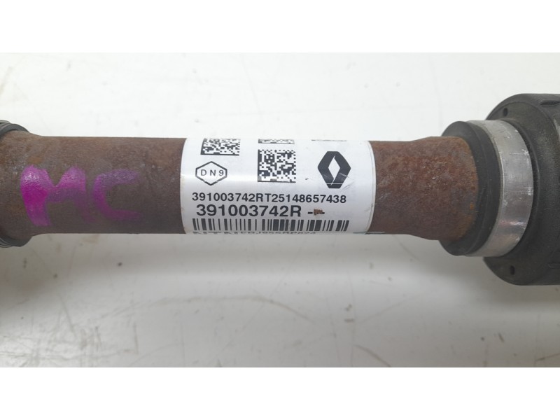 Recambio de transmision delantera derecha para renault captur e-tech hybrid referencia OEM IAM  391003742R 