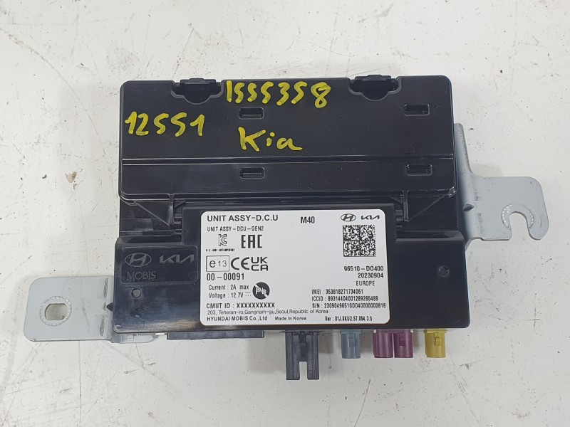 Recambio de modulo electronico para kia ev9 100 gt-line awd referencia OEM IAM  96510DO400 