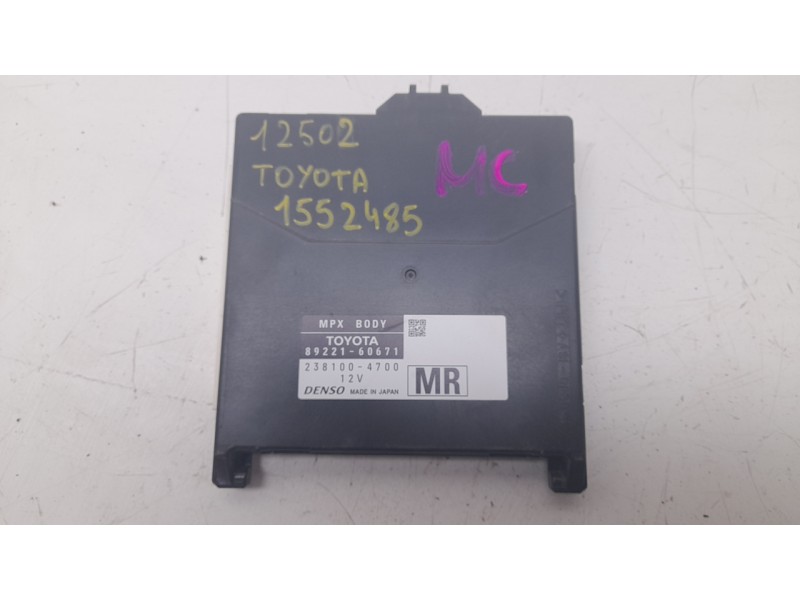 Recambio de modulo electronico para toyota land cruiser prado (_j15_) 2.8 d-4d (gdj155, gdj150) referencia OEM IAM 2381004700 89
