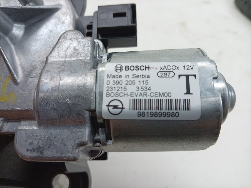 Recambio de motor limpia trasero para opel crossland x / crossland (p17, p2qo) 1.2 (75) referencia OEM IAM 0390205115 9819899980