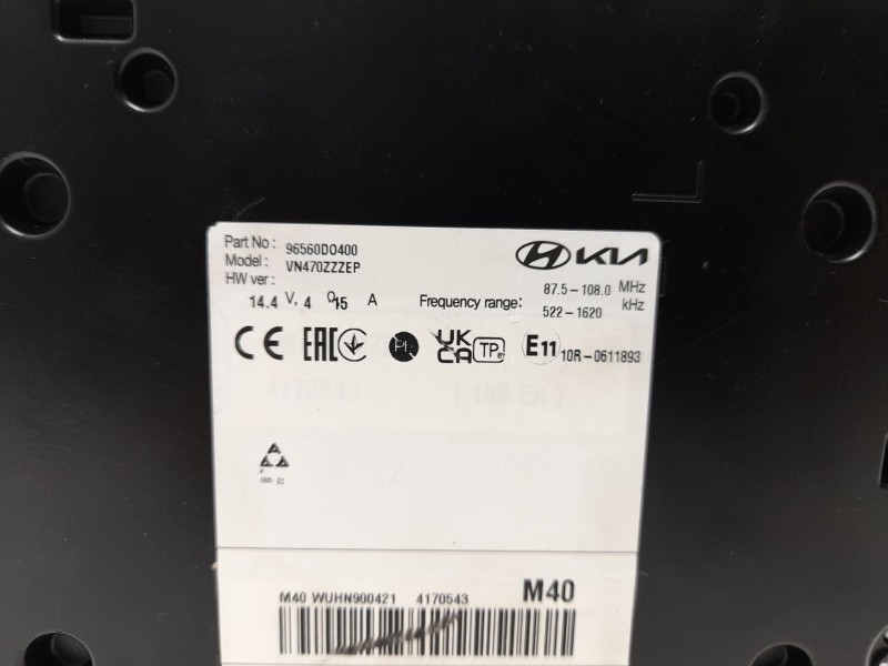 Recambio de modulo electronico para kia ev9 100 gt-line awd referencia OEM IAM  96560DO400 