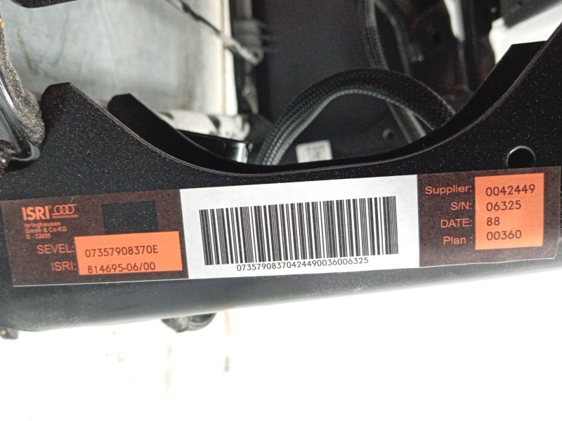 Recambio de asiento delantero izquierdo para toyota proace max referencia OEM IAM  1612590480 