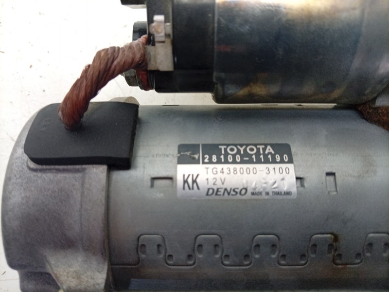 Recambio de motor arranque para toyota land cruiser prado (_j15_) 2.8 d-4d (gdj155, gdj150) referencia OEM IAM TG4380003100 2810