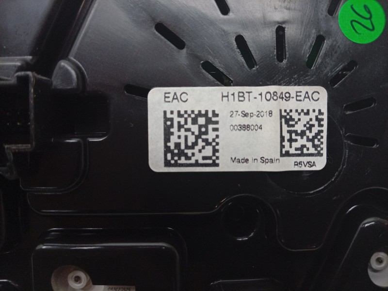 Recambio de cuadro instrumentos para ford fiesta vii (hj, hf) 1.0 ecoboost referencia OEM IAM  H1BT10849EAC 