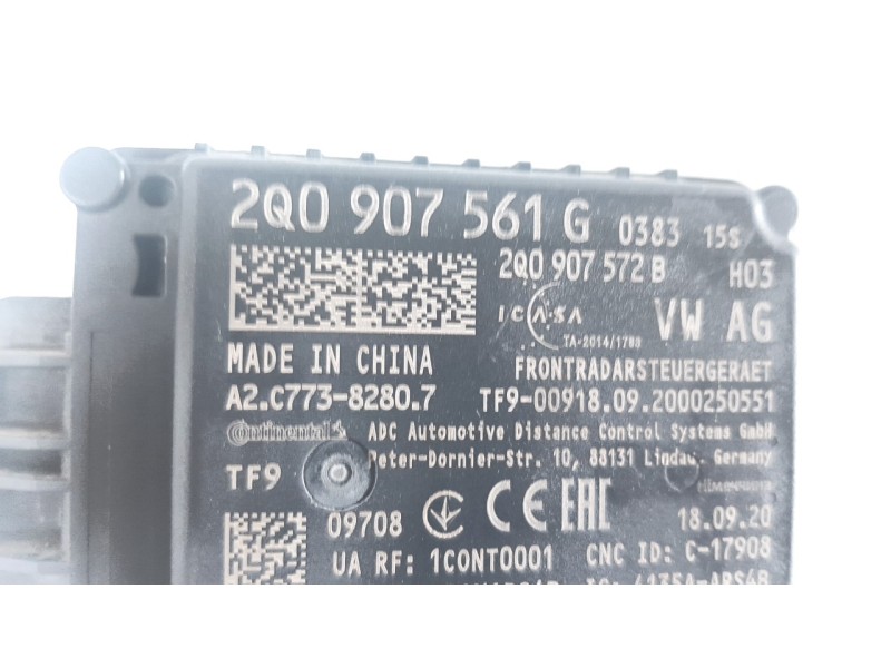 Recambio de modulo electronico para volkswagen t-cross 1.0 tsi referencia OEM IAM 2Q0907561G  