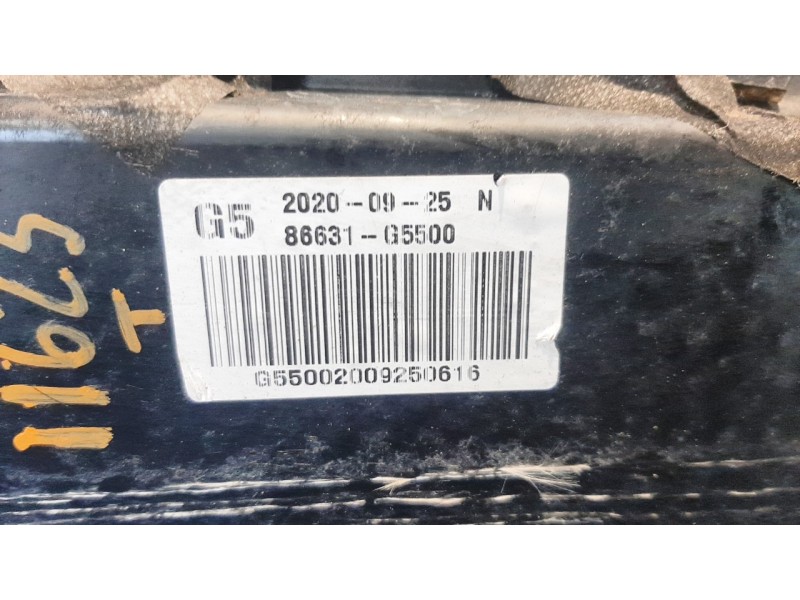 Recambio de refuerzo paragolpes trasero para kia niro referencia OEM IAM 86631G5500  