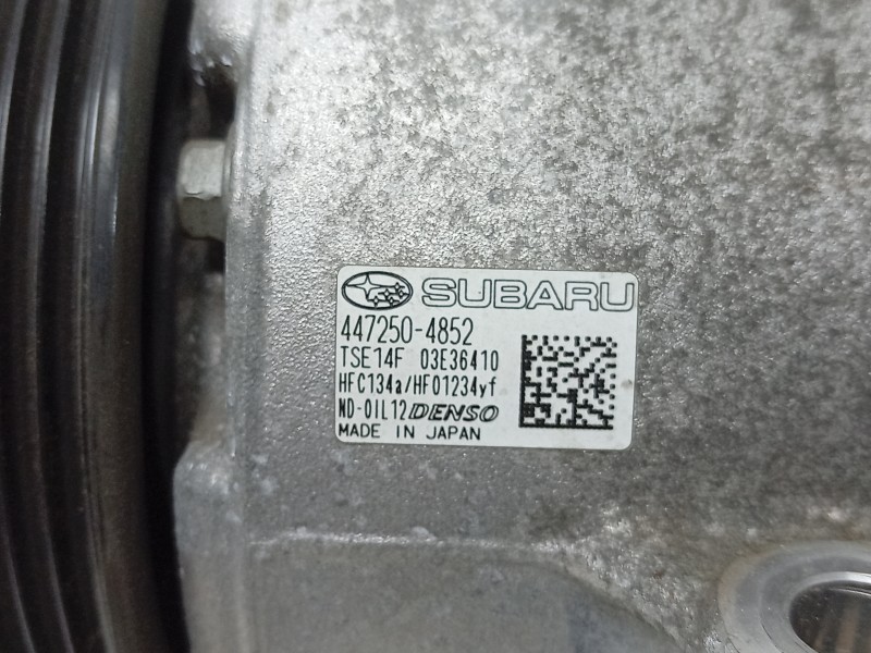 Recambio de compresor aire acondicionado para subaru outback (bs) 2.5 awd (bs9) referencia OEM IAM 03E36410 4472504852 