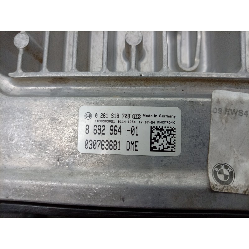 Recambio de centralita motor uce para bmw 3 (f30, f80) 340 i xdrive referencia OEM IAM  12148692964 
