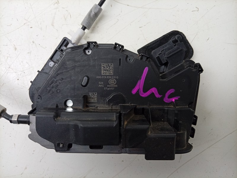 Recambio de cerradura puerta trasera izquierda para audi q3 sportback (f3n) 35 tdi referencia OEM IAM 5TA839015L 5TA839015Q 