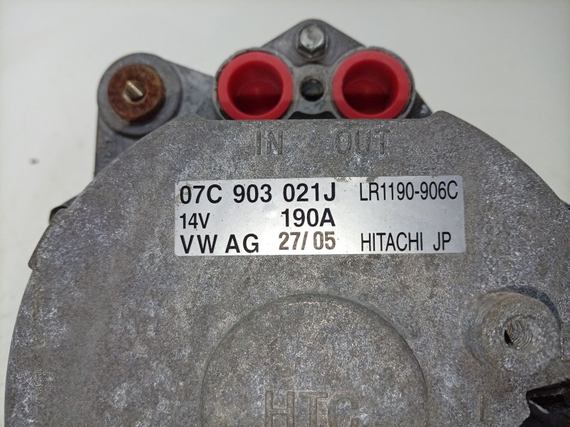 Recambio de alternador para bentley continental flying spur (3w_) 6.0 referencia OEM IAM LR1190906C 07C903021J 