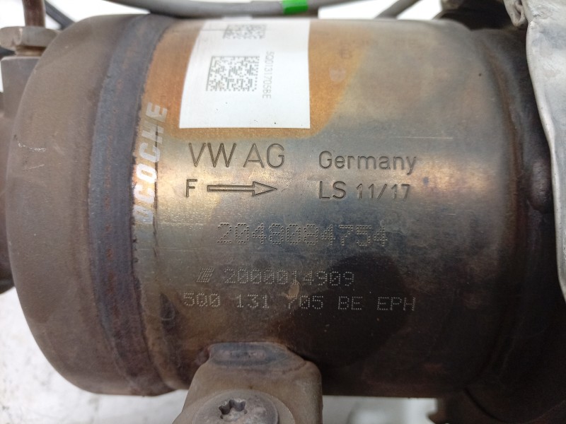 Recambio de filtro de particulas para volkswagen passat b8 (3g2, cb2) 2.0 tdi referencia OEM IAM 04L131723CT 04L131602PV 