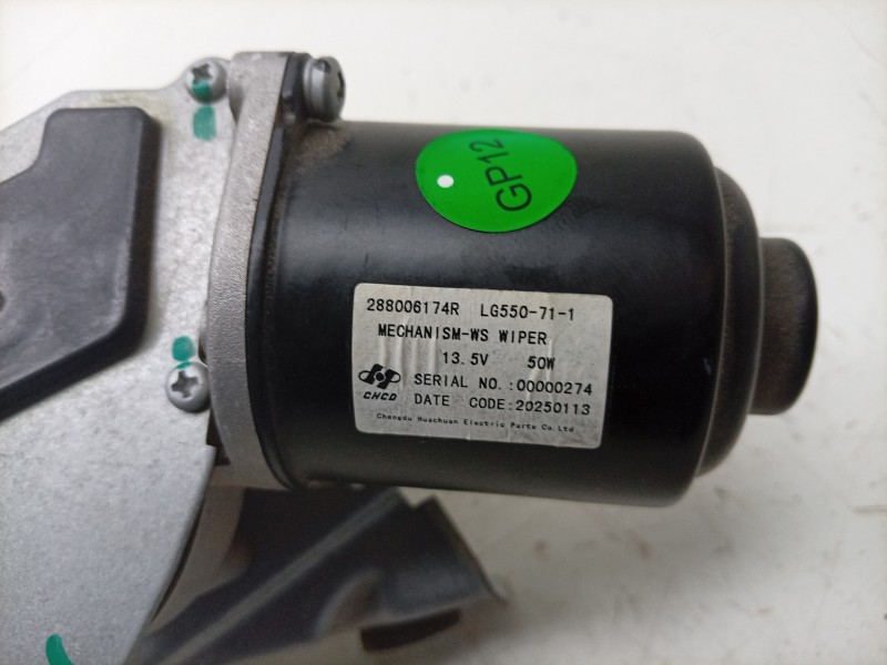 Recambio de motor limpia delantero para dacia spring referencia OEM IAM LG550711 288006174R 