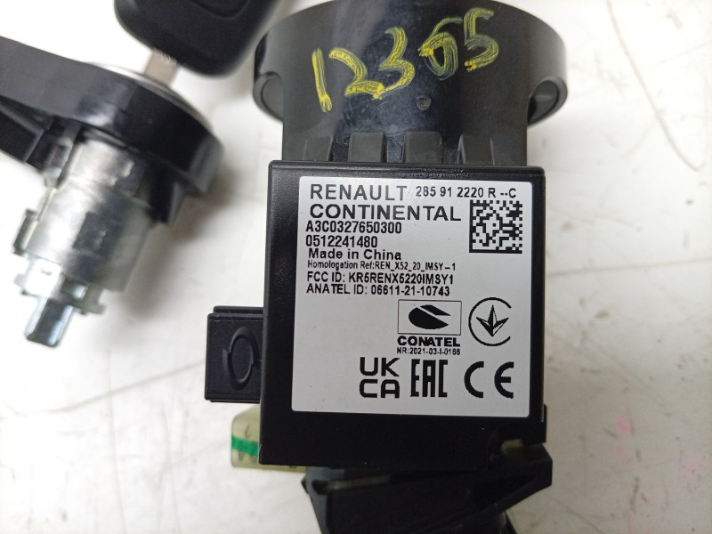 Recambio de conmutador de arranque para dacia spring referencia OEM IAM A3C0327650300 285912220R 