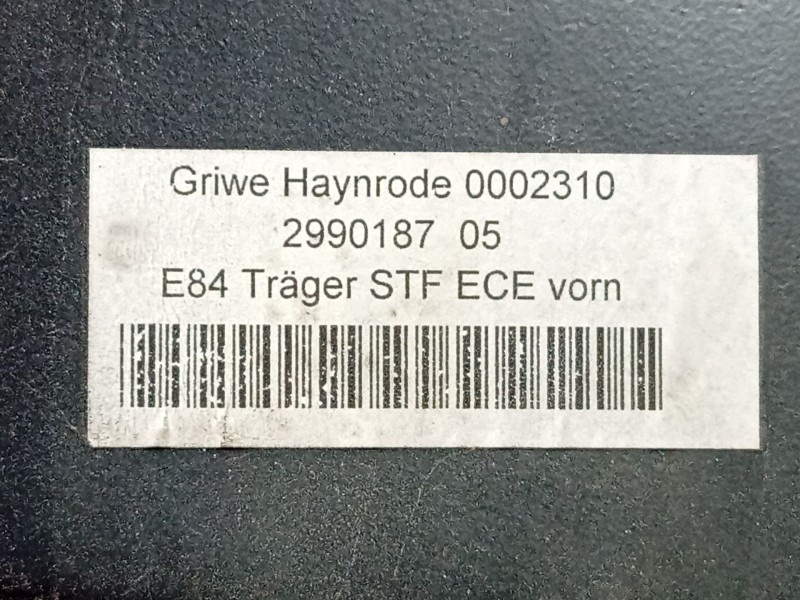 Recambio de refuerzo paragolpes delantero para bmw x1 (e84) sdrive 18 d referencia OEM IAM   