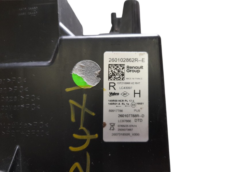 Recambio de faro delantero para renault 4 e-tech 120 referencia OEM IAM   