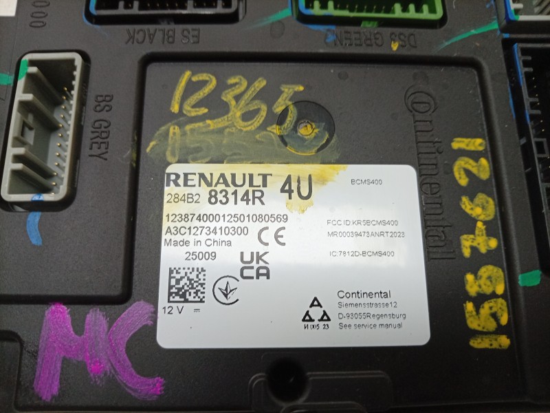 Recambio de modulo electronico para dacia spring referencia OEM IAM A3C1273410300 284B28314R 