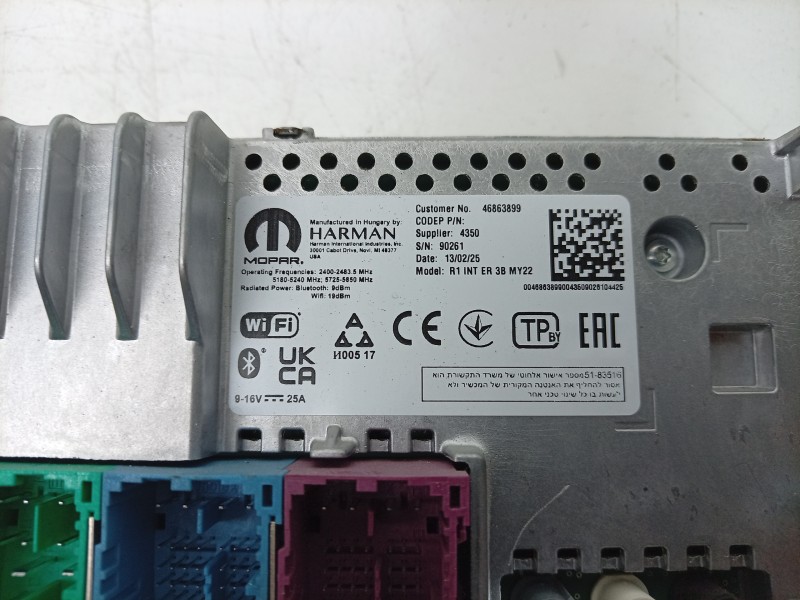 Recambio de modulo electronico para toyota proace max referencia OEM IAM 043509026104425 46863899 