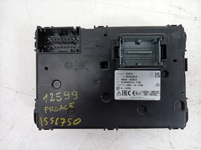Recambio de caja reles / fusibles para toyota proace max referencia OEM IAM  503446570201 
