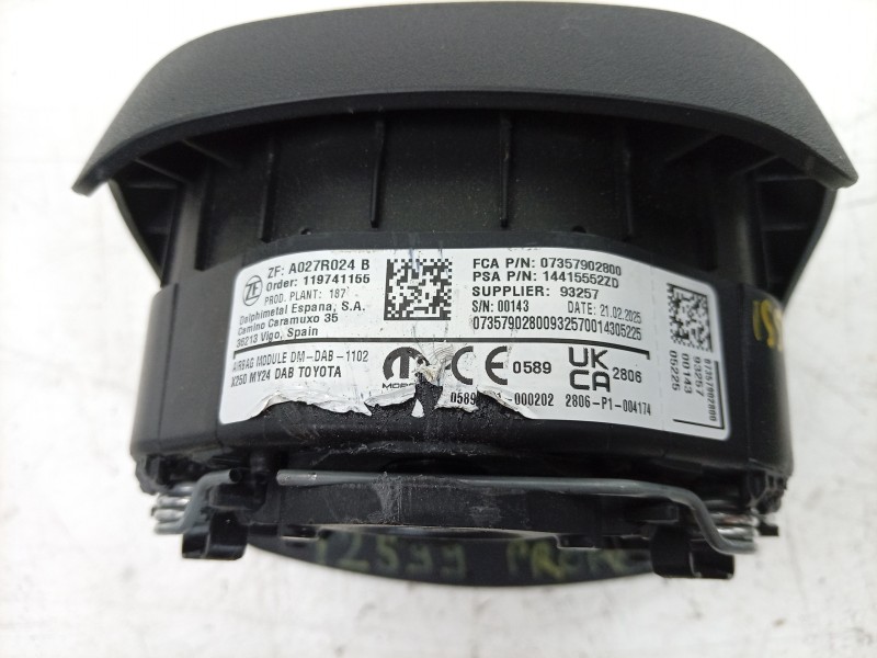 Recambio de airbag delantero izquierdo para toyota proace max referencia OEM IAM A027R024B 07357902800 