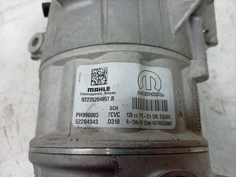 Recambio de compresor aire acondicionado para toyota proace max referencia OEM IAM  9819711380 CAF350007HQ/CAF350007CP/CVF110910
