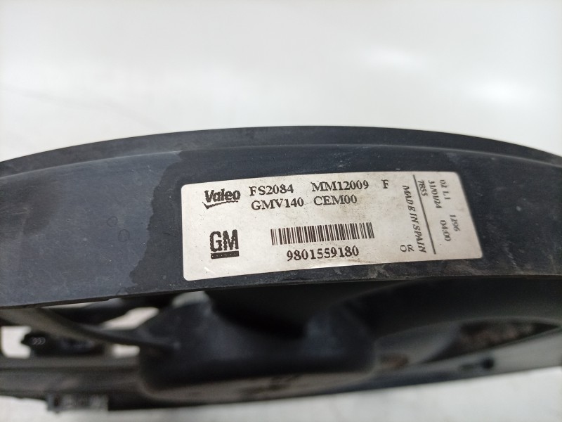 Recambio de electroventilador para opel crossland x / crossland (p17, p2qo) 1.2 (75) referencia OEM IAM 1610781580 1610781580 