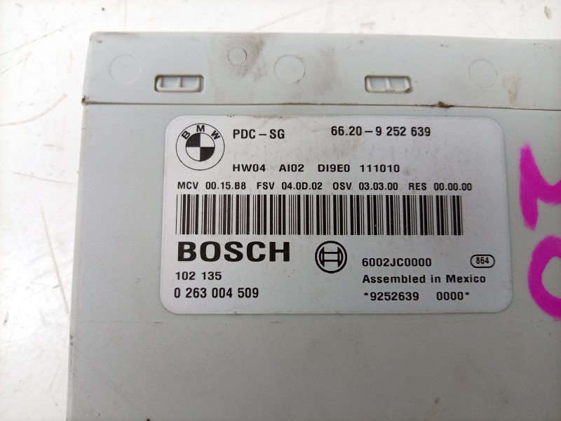 Recambio de modulo electronico para bmw x1 (e84) sdrive 18 d referencia OEM IAM 0263004509 66209252639 
